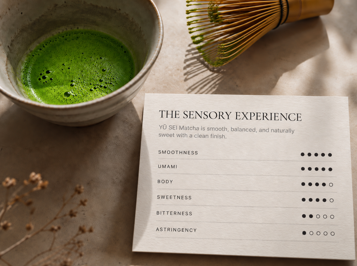 How does YŪ SEI matcha taste?